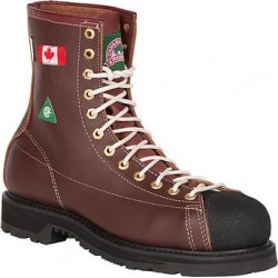 Canada West 34410 Iron Worker Steel-Toe Red Dog Lace to Toe Work Boots CSA Grade 1