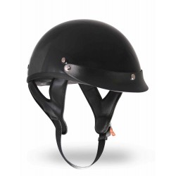 Half helmet slim look black -CKX - SLICK Solid Black