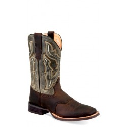 -Mens Broad Square Toe Boot BSM1881-OLD WEST
