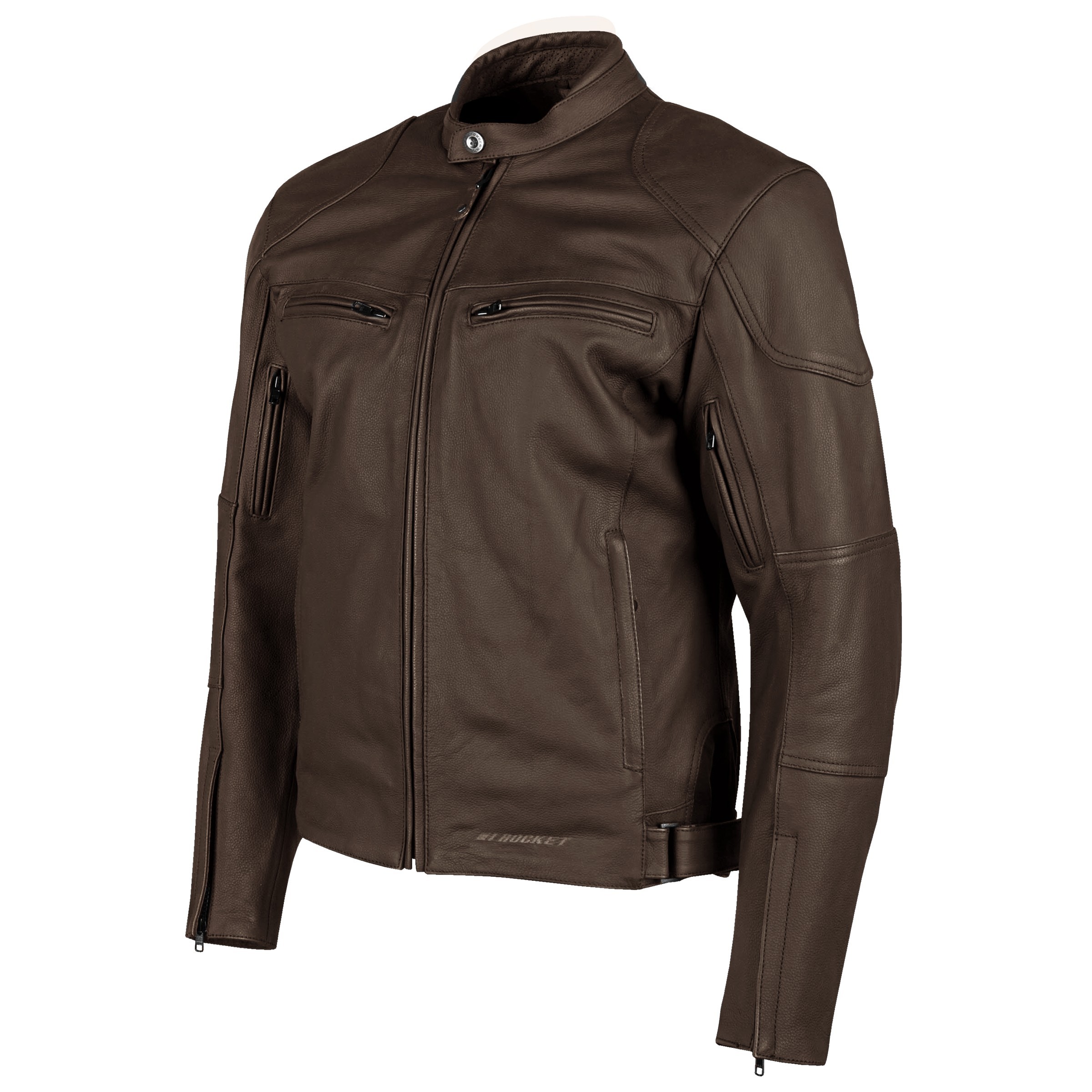 Joe Rocket Mens RASP Leather Jacket Brown - Leather King