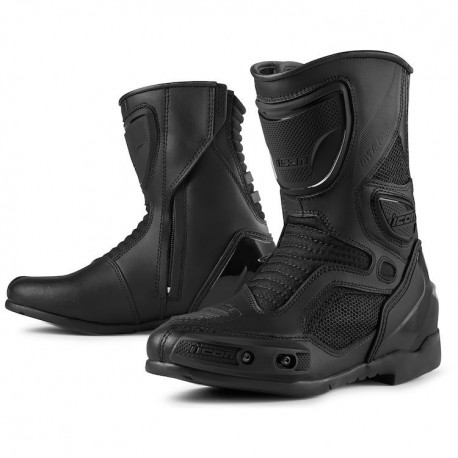 Icon Womens Overlord Boots Stealth Black