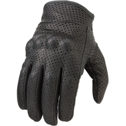 270 Black Perferated hard Knuckle Women's Glove