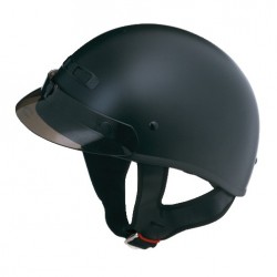 GM35 Half Helmet- Fully Dressed Matte Black