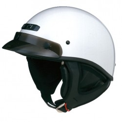 GM35 Half Helmet- Fully Dressed pearl white