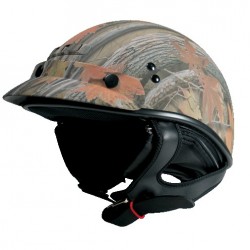 GM35 Half Helmet- Fully Dressed Leaf Camo