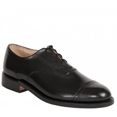 WM Moorby Footwear Men's Black Malibu Oxford 2807