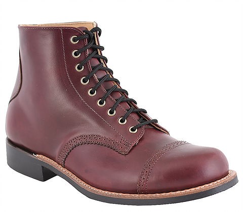 Men's WM. Moorby footwear 2820 Horween Black Cherry Chrome Excel 6 