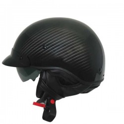 Zoan Route 66 Half Helmet Matte Carbon
