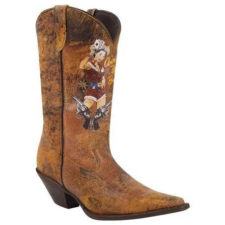 Crush by Durango Women's RD012 12" Pin Up Western Boot