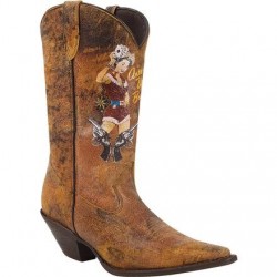 Crush by Durango Women's RD012 12" Pin Up Western Boot