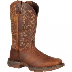 Rebel by Durango Men's DB4443 11" Brown Pull-on Western boot with DSS