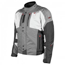 Joe Rocket's METEOR Textile Jacket GREY/WHITE