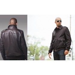 Fashion Leather Jacket WBM2040 black