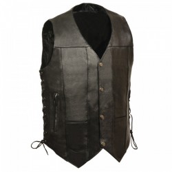 9 Pocket Vest Economy Leather