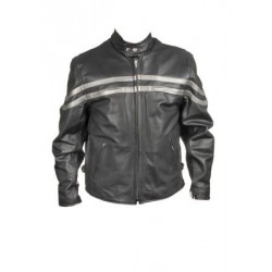 SHORT Jacket With Stylish Silver Stripes