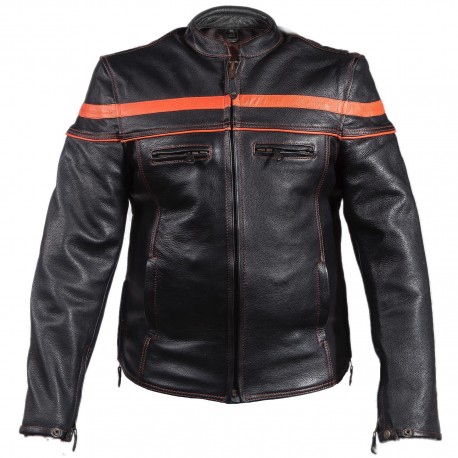 MENS Orange stripe jacket MJ812