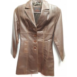 Ladies coniac buffalow long button front jacket