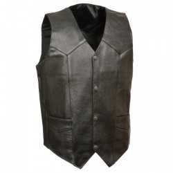 Vest PLAIN Economy Leather