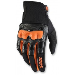 DERISTRICTED 100% DUAL SPORT GLOVE BLACK/ ORANGE