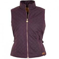 LADIES QUILTED VEST 2177- Purple