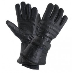 Gauntlet gloves with lining