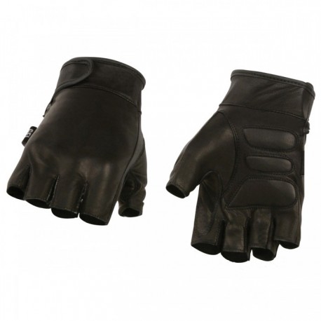 Fingerless gloves one piece leather - Leather King & KingsPowerSports