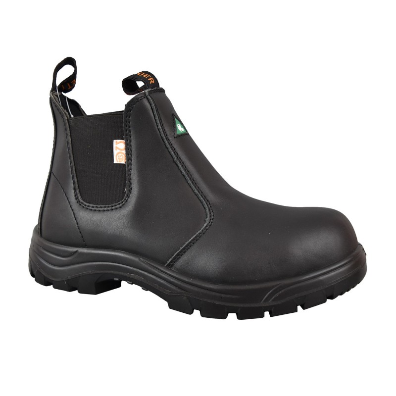 Leather Work Boots 5925 black 