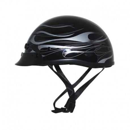 Mikro Custom Flare Black Helmet