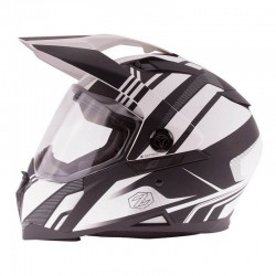 Dual sport Helmet Z-DS10 STITCH Matte White
