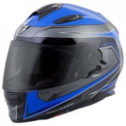 Scorpion EXO-T510 Helmet-Tarmac Blue/Black