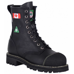 Ladies Canada West 6211 Black Loggertan Steel-Toe Work Boots