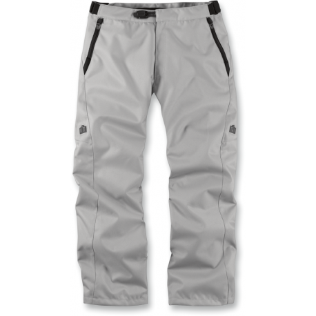 Icon Device Textile Motorcycle Overpants - Silver