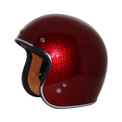 Zox ROUTE 80 VINTAGE METAL FLAKE Red Helmet