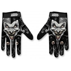GLOVE JESTER BLK by Leathal threat