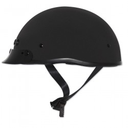 Mikro Custom Matte Black Half Helmet