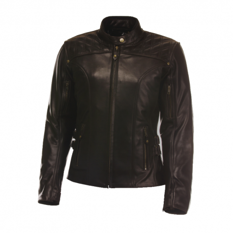 Olympia's - Ladies jacket JANIS Brown Leather