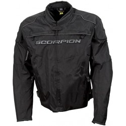 Scorpion Men's BATTALION Black Mesh Sport Bike Jacket