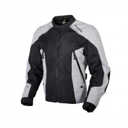 ASCENDANT Men's Mesh Sport Jacket SILVER by: ScorpionExo