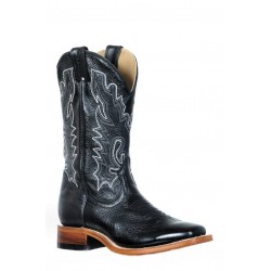 Boulet 9401 Ladies Silky Black Wide Square Toe Boots