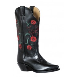 Boulet 9386 Ladies Tianjin Black Snip Toe Boots