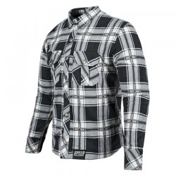 Rust And Redemption™ ARMOURED MOTO SHIRT Black / Grey