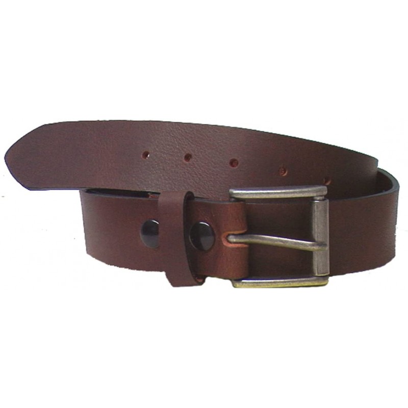 GENUINE Cowhide LEATHER CANADIAN MADE BELT PLAIN 40MM (1-1/2