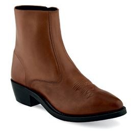 zipper western boots