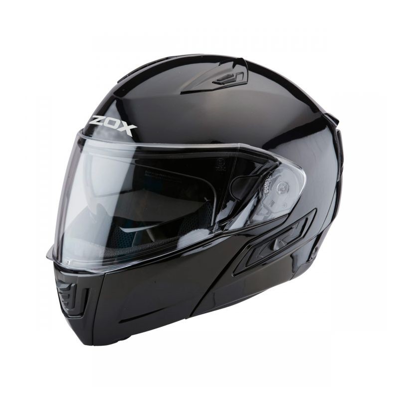 Modular Helmet Black Condor by Zox - Leather King & KingsPowerSports