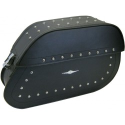 Monterey saddlebags WITH LOCK AND STUDS