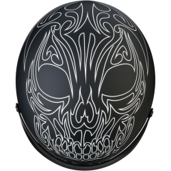 Nomad Tribal helmet black / white