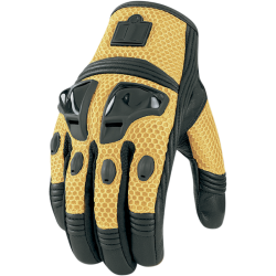 ICON JUSTICE MESH 2XL YELLOW GLOVE