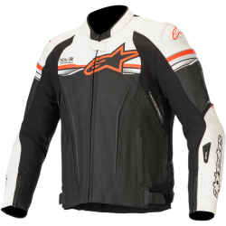 GP-R V2 Airflow Leather Jackets Tech-Air® Compatible - black/ white / Red