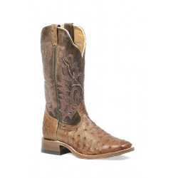 Mad Dog Ranger Ostrich Exotic wide square toe boot 1503 by Boulet