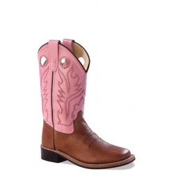 Old West BSC1839G Childrens Broad Square Toe Boots